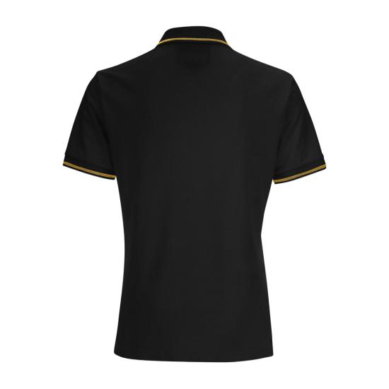 25FW 베르사체 폴로 티셔츠 79GAGT08 CJ01T G89 BLACK - VERSACE