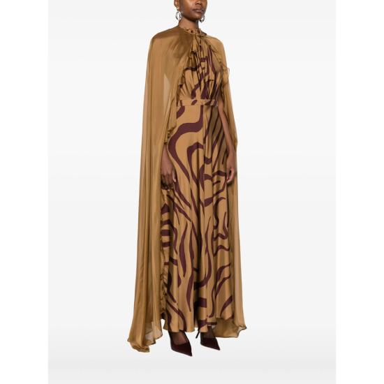 25FW 라쿠엘 디니즈 케이프 2003014 NUS0019 00506 BROWN - RAQUEL DINIZ