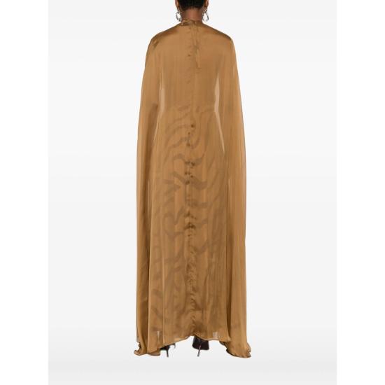 25FW 라쿠엘 디니즈 케이프 2003014 NUS0019 00506 BROWN - RAQUEL DINIZ