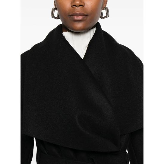 25FW 해리스와프런던 코트 AE1460MLK 199 BLACK - HARRIS WHARF LONDON