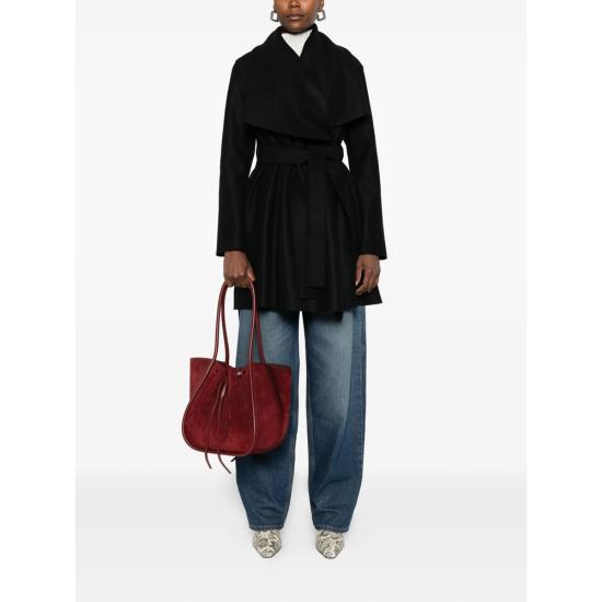 25FW 해리스와프런던 코트 AE1460MLK 199 BLACK - HARRIS WHARF LONDON