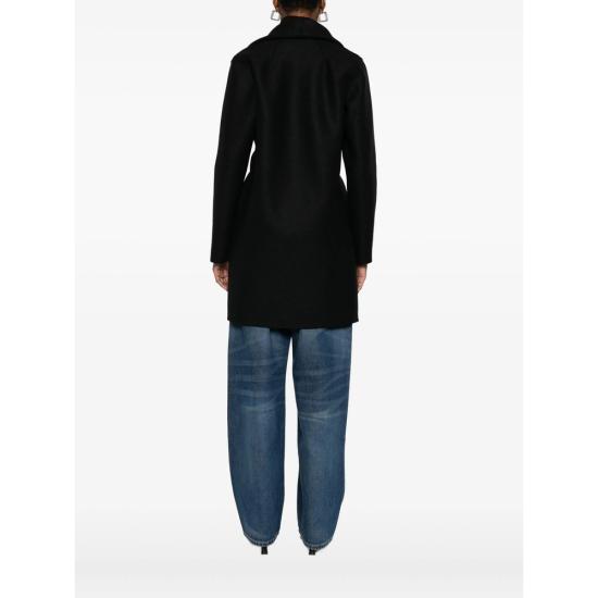 25FW 해리스와프런던 코트 AE1460MLK 199 BLACK - HARRIS WHARF LONDON