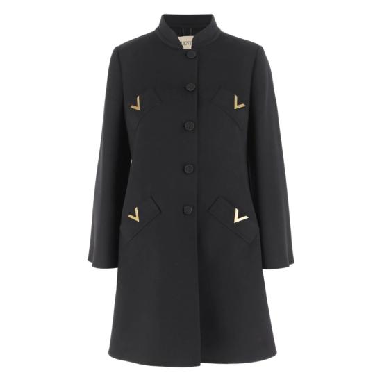 25FW 발렌티노 가라바니 코트 7B3CA7T06JA 0NO BLACK