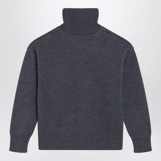 25FW 아미 ADC 터틀넥 스웨터  UKS839018 R AMI 0504 BLUE - AMI