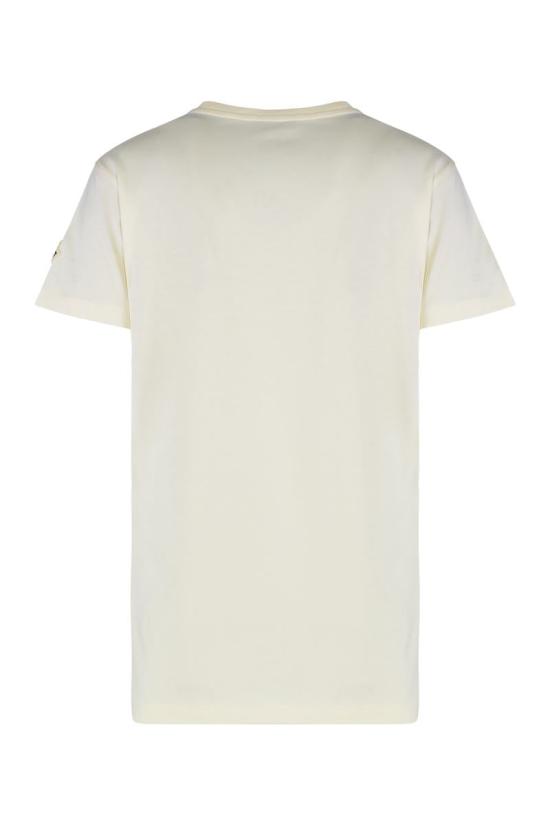 25SS 몽클레어 펄 자수 로고 코튼 티셔츠  K10938C0000989AUO 034 Green - MONCLER