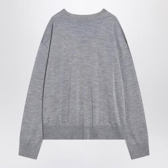 25FW 아미 스웨터 HKS834KN0066 R AMI 050 GREY - AMI