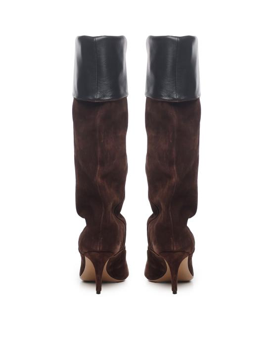 25FW 파리텍사스 부츠 PX1685XV0SN CIOCCOLATO BLACK Chocolate black - PARIS TEXAS