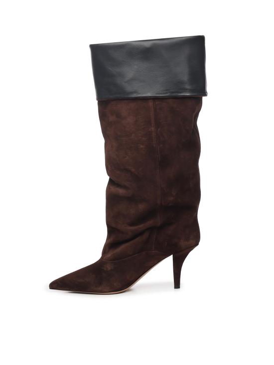 25FW 파리텍사스 부츠 PX1685XV0SN CIOCCOLATO BLACK Chocolate black - PARIS TEXAS