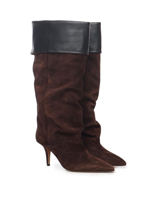 25FW 파리텍사스 부츠 PX1685XV0SN CIOCCOLATO BLACK Chocolate black - PARIS TEXAS