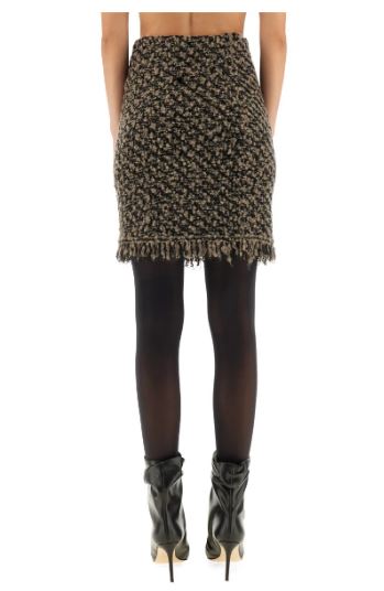 25FW 파비아나 필리피 미디 스커트 GND225F404 L629VR2 Fango nero - FABIANA FILIPPI