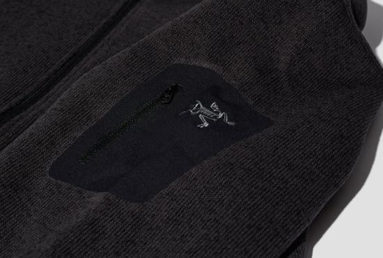 25FW 아크테릭스 집업 니트 코버트 카디건 남성용 X000010361 블랙 - ARC`TERYX