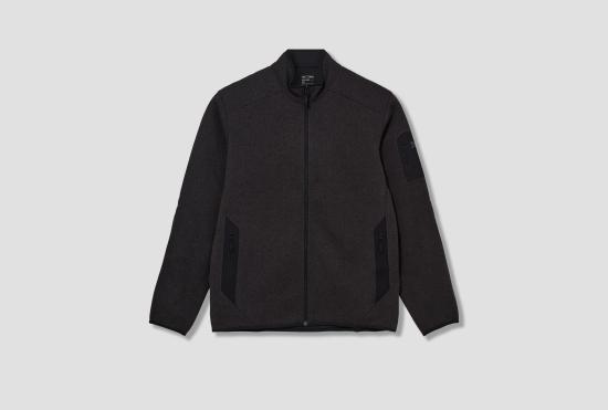 25FW 아크테릭스 집업 니트 코버트 카디건 남성용 X000010361 블랙
