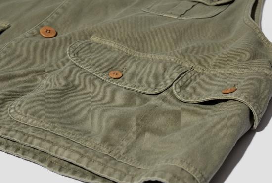 25FW 비즈빔 베스트 MATTO 헌팅  0125205013028 라이트 그린 - VISVIM