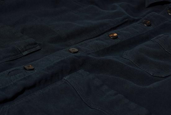 25FW 비즈빔 자켓 트래블 커버올 몰스킨 DMGD 0125205013026 네이비 - VISVIM