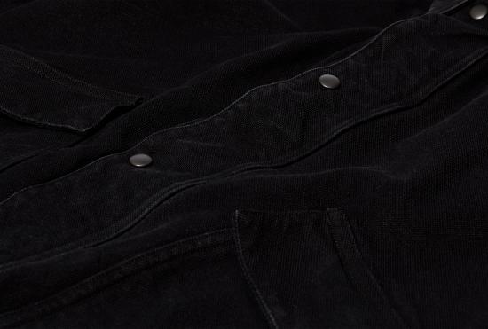 25FW A.PRESSE 자켓 빈티지 실크 헴프 헌팅 재킷 25AAP-01-25 블랙 - OTHER BRANDS