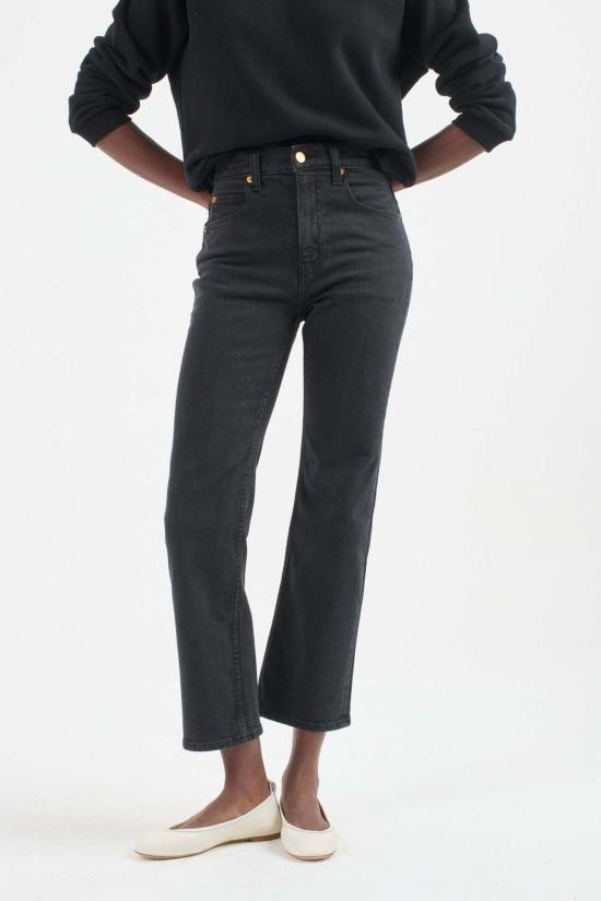  제이미 할러 데님 원피스 케니키 진 워시드 블랙 - JAMIE HALLER