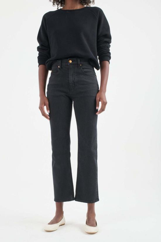  제이미 할러 데님 원피스 케니키 진 워시드 블랙 - JAMIE HALLER