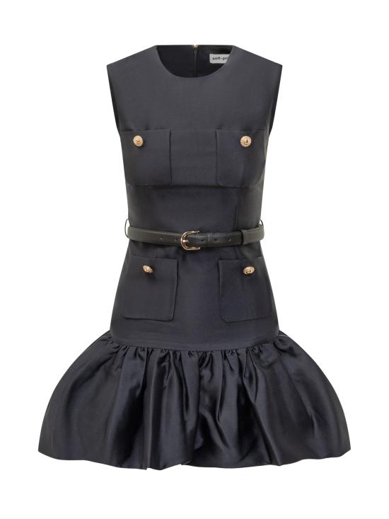 25FW 셀프 포트레이트 원피스 PF25017SBL BLUE