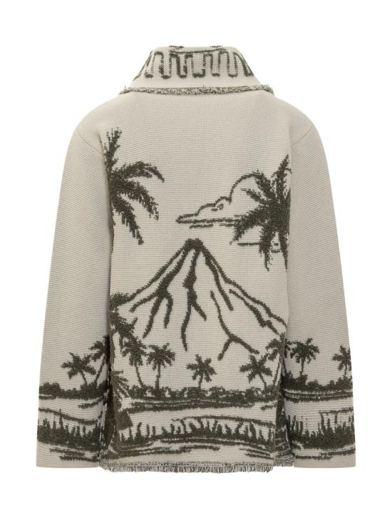 25FW 알라누이 가디건 LMHB039E25KNI002 0F56 IVORY OLIVE - ALANUI