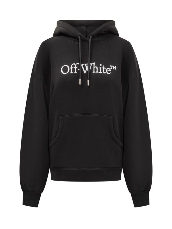 25FW 오프화이트 긴팔 티셔츠 OWBB058C99FLE001 1001 BLACK WHITE