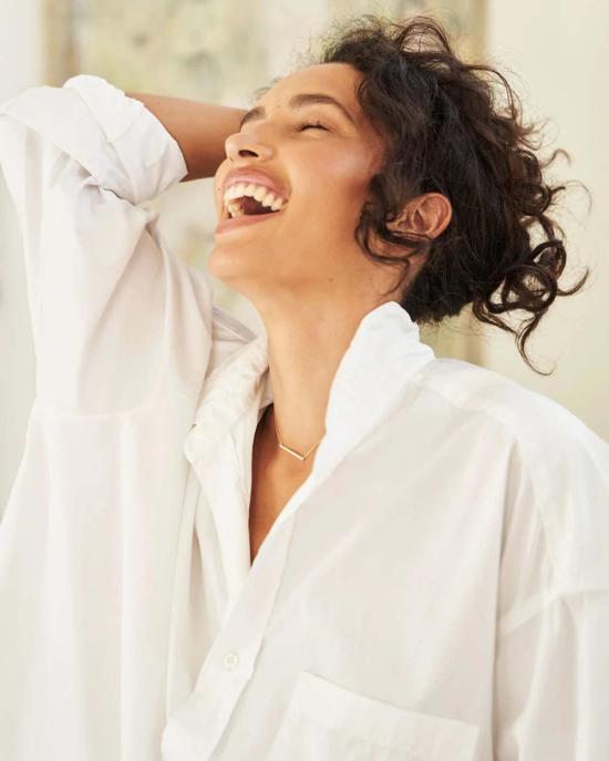  프랭크 앤 에일린 셔츠 프랭크 앤 일린 맥켄지 버튼업 셔츠 화이트 - FRANK & EILEEN