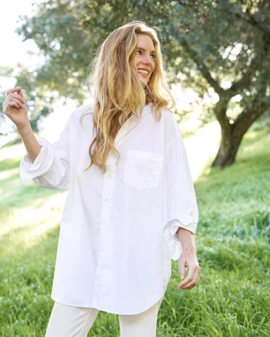  프랭크 앤 에일린 셔츠 프랭크 앤 일린 맥켄지 버튼업 셔츠 화이트 - FRANK & EILEEN