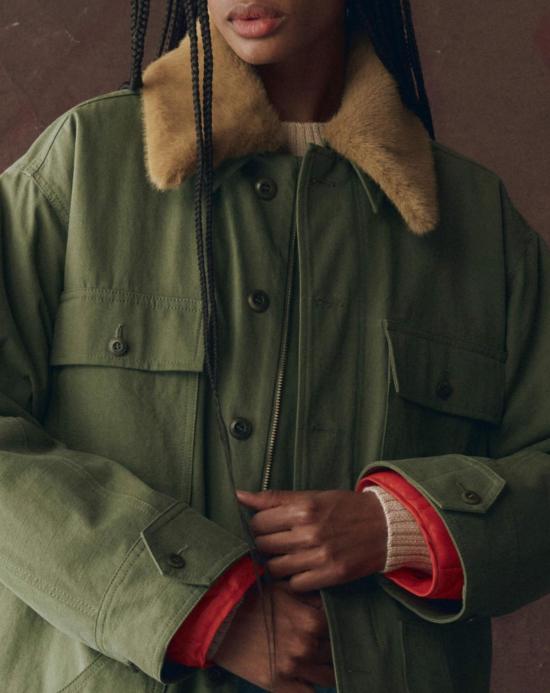  더 그레이트 롱패딩 . 퀼팅 라이너 파카 - THE GREAT