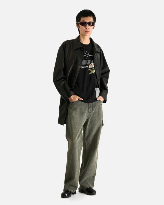  요지 야마모토 반팔 티셔츠 뿌르 옴므 Nb 티셔츠 Ss 1 티셔츠 - YOHJI YAMAMOTO