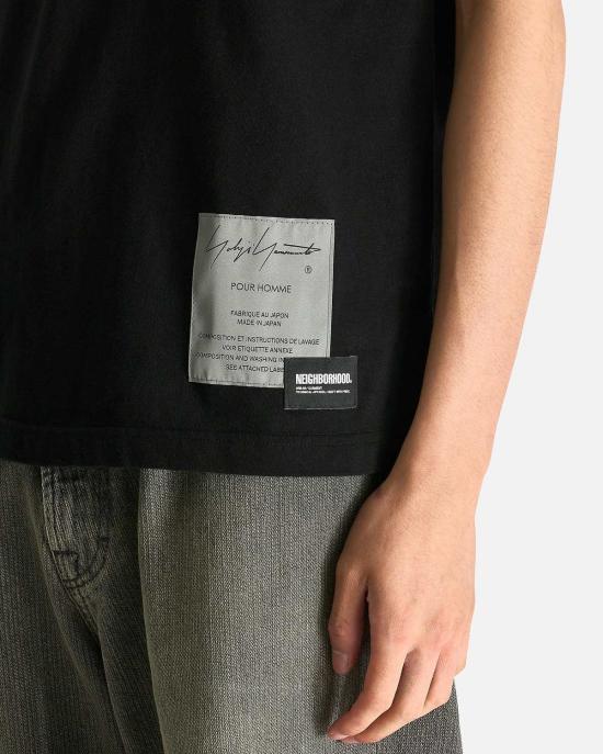  요지 야마모토 반팔 티셔츠 뿌르 옴므 Nb 티셔츠 Ss 1 티셔츠 - YOHJI YAMAMOTO