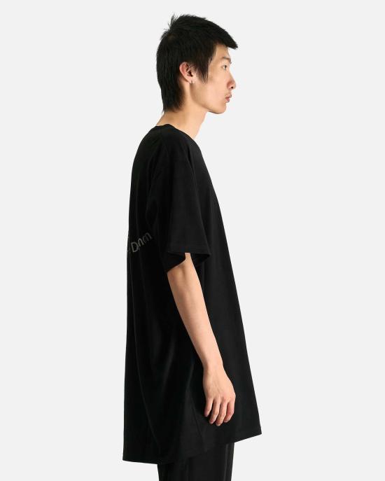  요지 야마모토 반팔 티셔츠 Yohji Yamamoto Pour Homme 프린트 하프 슬리브 E 셔츠 - YOHJI YAMAMOTO