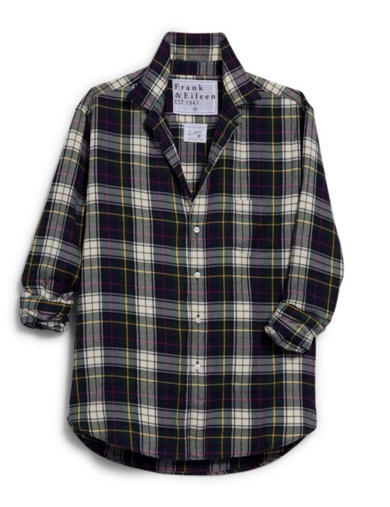  프랭크 앤 에일린 민소매 티셔츠 프랭크 앤 엘린 엘린 릴렉스 버튼업 셔츠 - FRANK & EILEEN