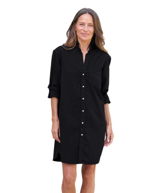  프랭크 앤 에일린 롱 원피스 프랭크 & 아일린 러플메리 클래식 셔츠드레스