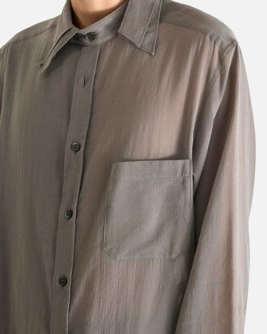  요지 야마모토 긴팔 셔츠 뿌르 옴므 R 더블 레이어 Asm B - YOHJI YAMAMOTO