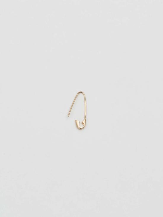  로렌 스튜어트 이어링 미니 세이프티 핀  14k 옐로우 골드 - LOREN STEWART