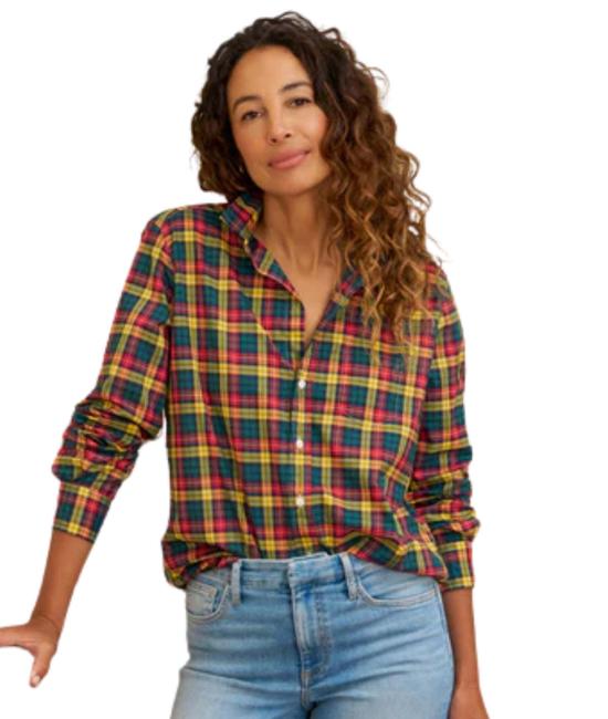  프랭크 앤 에일린 민소매 티셔츠 프랭크 & 아일린 배리 테일러드 버튼업 셔츠