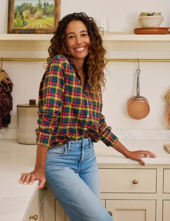  프랭크 앤 에일린 민소매 티셔츠 프랭크 & 아일린 배리 테일러드 버튼업 셔츠 - FRANK & EILEEN