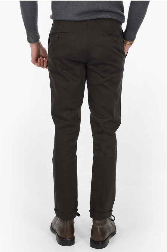 꼬르넬리아니 치노 팬츠 844EV4 9820198 030 Brown - CORNELIANI