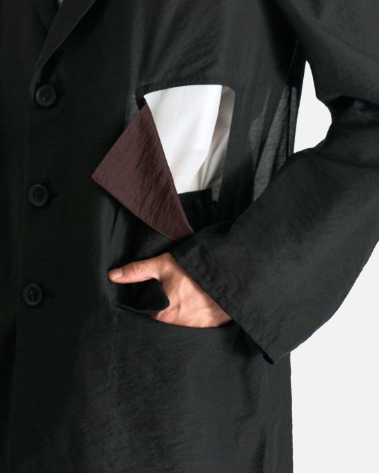  요지 야마모토 자켓 뿌르 옴므 컷오프 디테일 재킷 - YOHJI YAMAMOTO