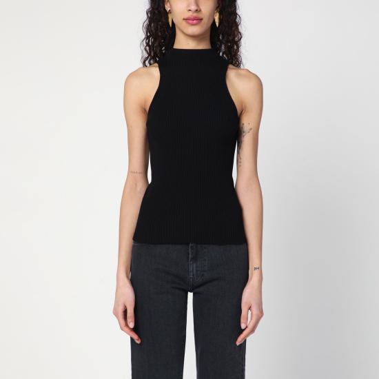 25SS 로베르토 콜리나 민소매 티셔츠 B08214B08 Black
