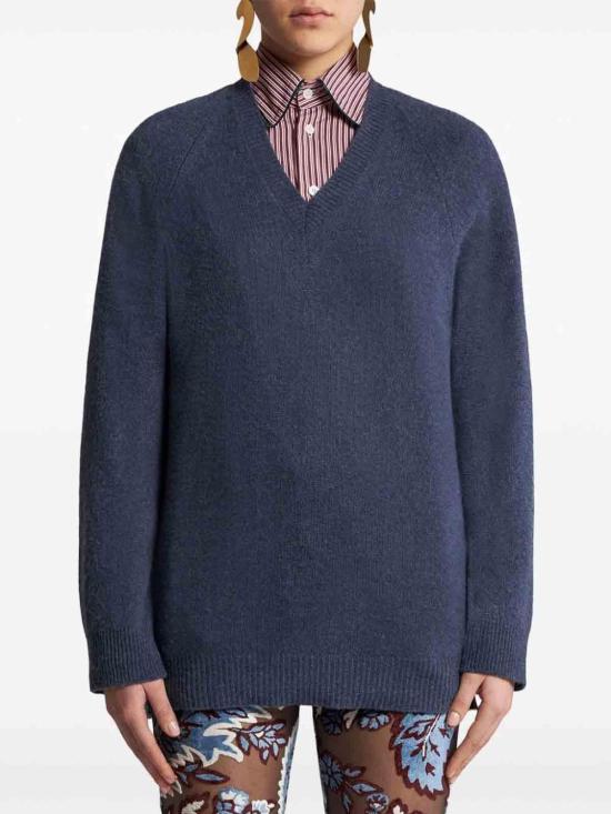  에트로 긴팔 티셔츠 WRKE0154AW005B9110 Blue - ETRO