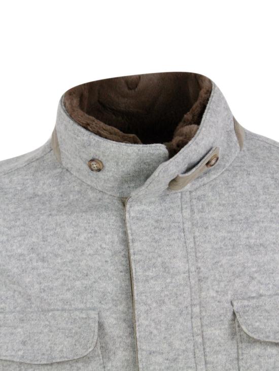 25FW 발바 수트 자켓 DUVET51200 72 Grey - BARBA