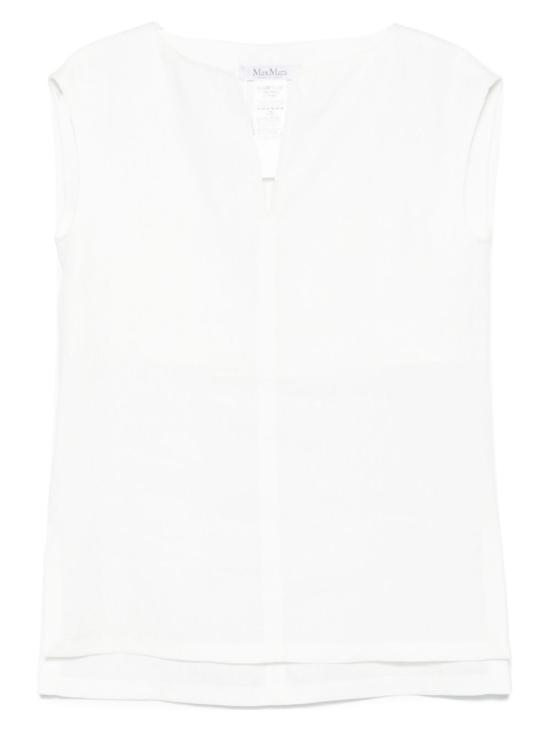 25SS 막스마라 민소매 티셔츠 2511191102 COLIMBO005 White