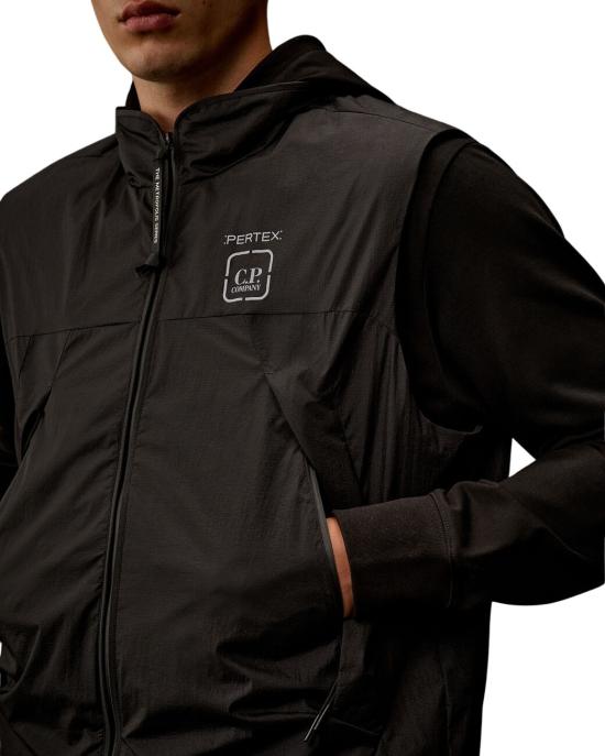 25FW 씨피 컴퍼니 베스트 19CLVE008A110400A 999 BLACK - C.P. COMPANY