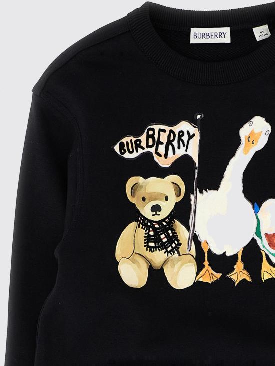 25FW [키즈] 버버리 풀오버 8108574 Black - BURBERRY