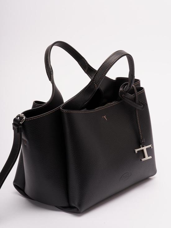 27SS 토즈 미니 토트백 XBWAPAFL100QRIB999 Black - TODS