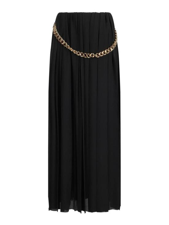  발렌시아가 미디 스커트 808778TGO081000 Black