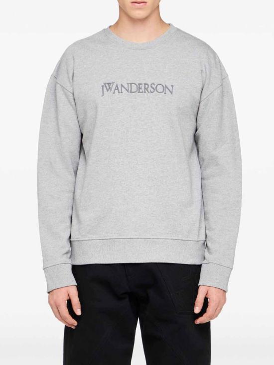  JW앤더슨 긴팔 티셔츠 JW0215PG1632907 Grey - JW ANDERSON