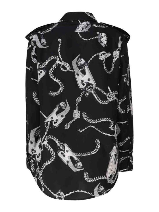 25FW 버버리 블라우스 8088942 Black - BURBERRY