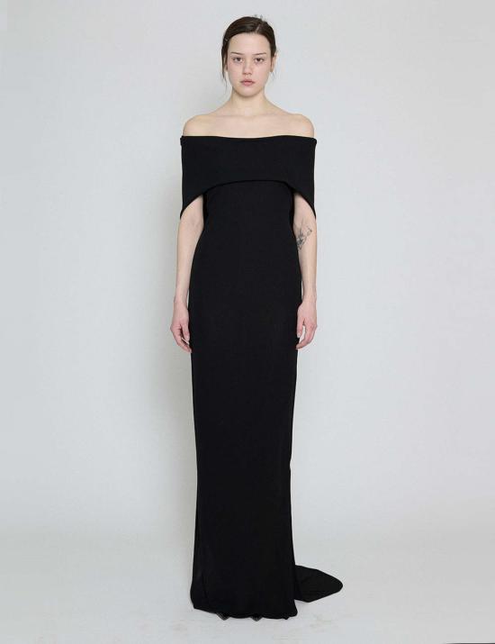  프리스카베라 롱 원피스 후드 맥시 드레스 - PRISCAVERA