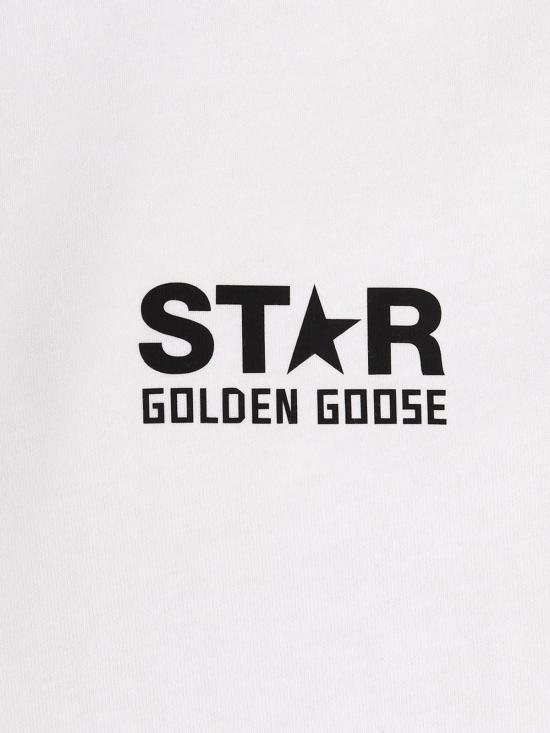 25FW 골든구스 반팔 티셔츠 GMP01220P00087910283 White - GOLDEN GOOSE